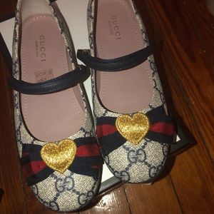 Little Girls Gucci Flats